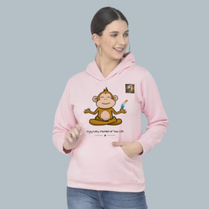 Enjoy Every Moment of Life – Inspiring Quotes on a Unisex Hoodie- Gift for Your Loved Ones on Any Occasion Multi Size Pink Hoodie, Pink Hoodie All Sizes Available