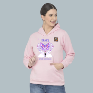 Dance in Your Own Radiance – Inspiring Quotes on a Unisex Hoodie – Gift for Your Loved Ones on Any Occasion Multi Size Pink Hoodie, Unisex Pink Hoodie All Sizes Available